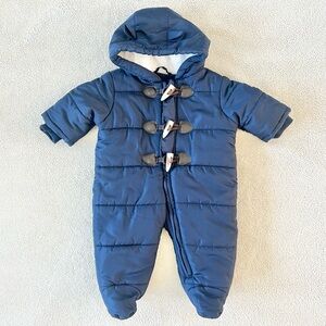 The Children’s Place Winter Puffer Bunting Snowsuit, Size 0-3 Months